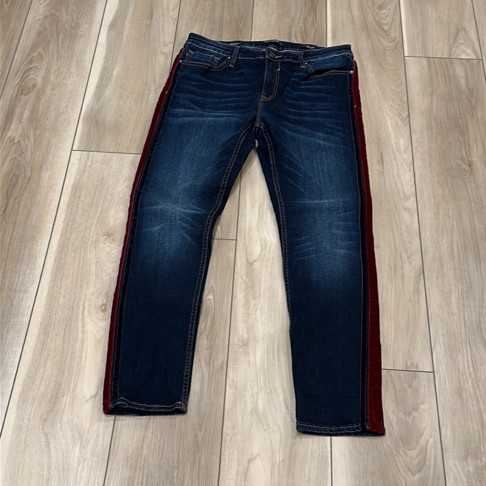 EUC Women’s Vigoss Brand Skinny Size 31x28 31 Mid Rise Stretch Denim Jeans